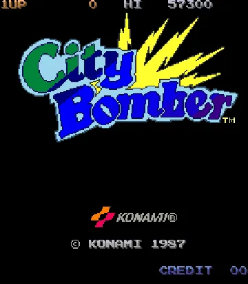 City Bomber (Japan) screen shot title